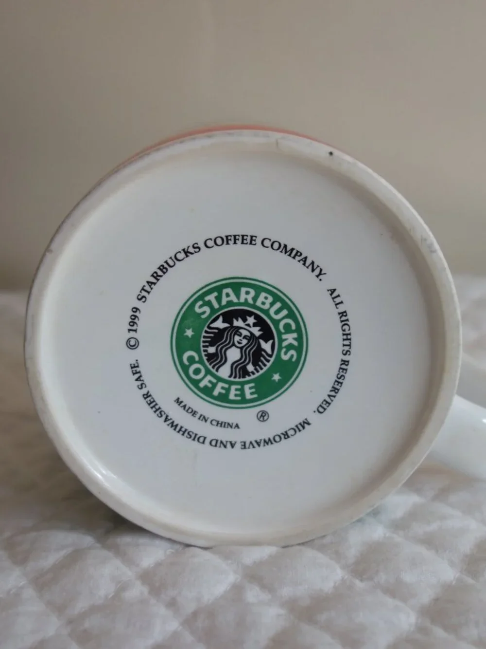 Vntg 1999 STARBUCKS Los Angeles Large Coffee Mug